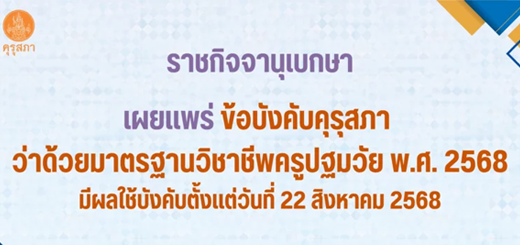 มาตรฐาน​วิชาชีพ​ครู​ปฐมวัย