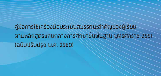 คู่มือการใช้เครื่องมือประเมินฯ